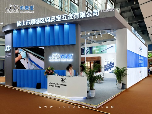 Junaobao presenta su nuevo diseño de expositor en CIFF 2026.