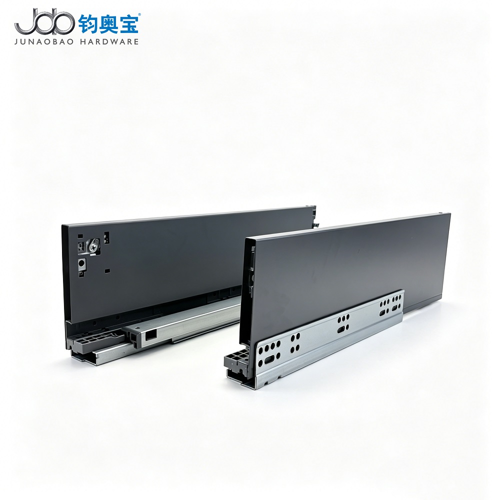 Soft Close Tandem Drawer Box Full Extension Metal Drawer Slide for Kitchen Wardrobe